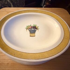 Wedgwood (Directoire Yellow) 10 5/8 Inch OVAL PLATTER